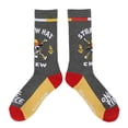 thumbnail image 2 of One Piece Live Action Straw Hat Pirates Adult 3-Pair Casual Crew Socks, 2 of 7