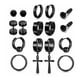 thumbnail image 1 of Paquete de 8 pares de pendientes para hombre y mujer con piercing, 1 of 6
