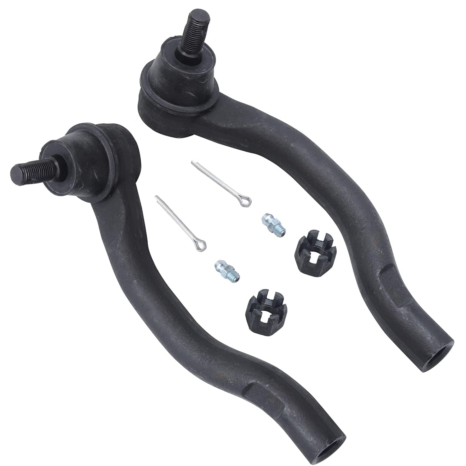 Detroit Axle - Front 12pc Suspension Kit for 2008-2012 Honda Accord 2008 2009 2010 2011 2012, 2 Upper Control Arms 2 Lower Ball Joints 2 Sway Bars 4 Tie Rods 2 Boots Replacement