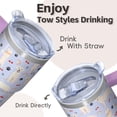 thumbnail image 4 of 20OZ Dog Themed Travel Cup with Handle Stainless Steel Insulated Tumbler Special Dog Lover Gifts Unique Birthday Christmas Presents for Women Men Durable and Suitable for All Beverages, 4 of 6