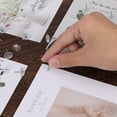 thumbnail image 4 of 50pcs Transparent Push Pins, Small Plastic Clear Thumb Tacks with Stainless Steel Points for Wall Bulletin Board Cork Board, 4 of 5