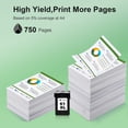thumbnail image 5 of 61XL Ink Cartridges Compatible for HP 61 Ink Cartridge Combo Pack for Envy 4500 5530 4502 Deskjet 1000 2540 Officejet 4635 4630 Printer(1Black), 5 of 5