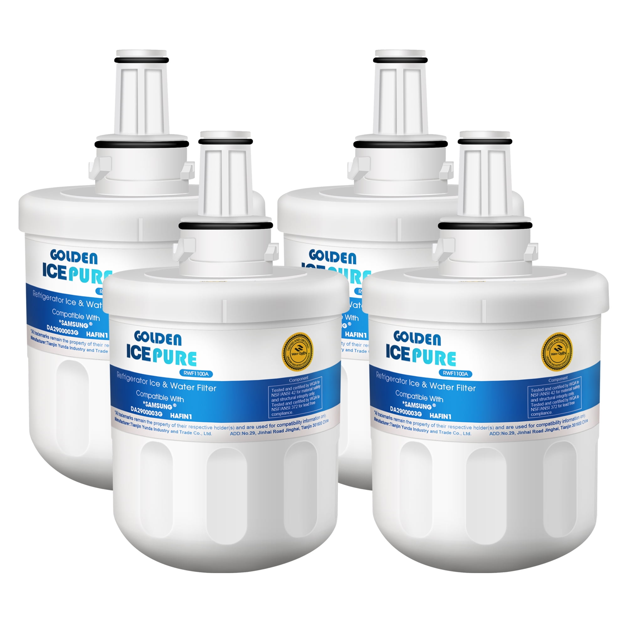 GOLDEN ICEPURE DA2900003G Refrigerator Water Filter, Replacement for