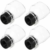 

4 Pack Rotary Tool Accessories Transparent Protective Cover for Dremel Wood Metal Polishing Grinder
