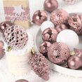 thumbnail image 4 of Adornos de bolas de Navidad, 65 piezas, adornos colgantes festivos inastillables para bodas, decoración de árbol de Navidad, 4 of 5