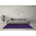 thumbnail image 3 of Ahgly Company Indoor Rectangle Abstract Purple Modern Area Rugs, 7' x 9', 3 of 4