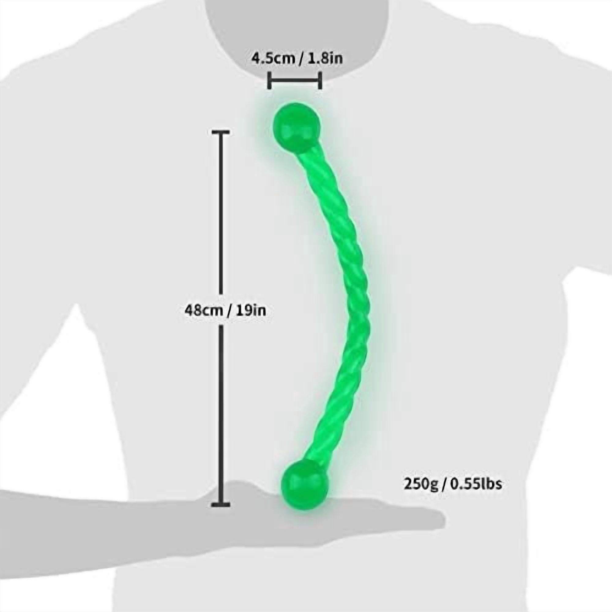 Dog Chew Toys 19'' Long for Medium/Large Dogs Aggressive Chewers, Rubber Dog Rope Toys Knot Teething Toys Almost Indestructible