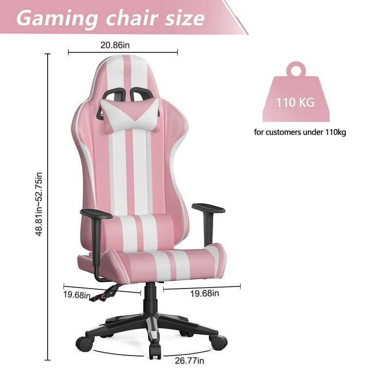 BestOffice PC Gaming Chair Ergonomic Office Chair Desk Chair with Lumbar  Support Flip Up Arms Headrest PU Leather Executive High Back Computer Chair  for Adults Women Men (Grey) 