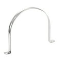 thumbnail image 4 of Uxcell 150mm(5.9") 201 Stainless Steel 2 Holes Rigid Pipe Strap Tension Tube Clamp 4 Pack, 4 of 5