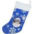 thumbnail image 2 of Carolines Treasures SC9383-CS Shih Tzu Winter Snowflakes Christmas Stocking SC9383 Large multicolor, 2 of 2