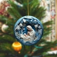 thumbnail image 4 of Virelaxpo 3D Nativity Scene Acrylic Hanging Ornament for Christmas Tree Home Wall Decor, 4 of 5