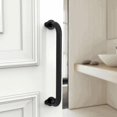 thumbnail image 3 of Sliding Barn Door Pull Flush Handle Gate Hardware Set Matte Black Carbon steel, 3 of 11