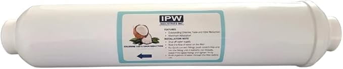 IPW Industries Inc. Universal 4-Stage Under Sink Reverse Osmosis Replacement Filter Kit w/O-Rings and Wrench