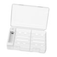 thumbnail image 4 of Estuche para guardar pilas, resistente, a prueba de polvo, con capacidad para 10 pilas AA/AAA, anticolisión, transparente, rígido, organizador., 4 of 9