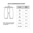 thumbnail image 2 of 5 Pack: Youth Boys' Compression Shorts - Performance Boxer Briefs Athletic Spandex Underwear(4-20), 2 of 2