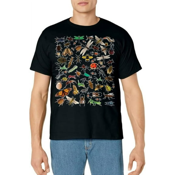 Cool Lots Of Bugs | Funny Insect Lover Entomologist Boy Gift T-Shirt