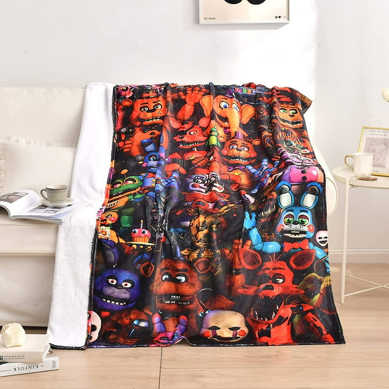FNAF Blanket Freddy Blanket FNAF Blanket for Bedding Sofa and Travel 50 X60 Walmart