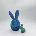 thumbnail image 4 of asddcavvf 3D Printed Easter Bunny Egg Set Hollow Rabbit Ornament Collectible Figure Unique & Home, 4 of 7