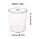 thumbnail image 2 of Sealed Bucket Grocery Snacks Transparent Food Display Bucket Moisturee-proof Household Spaghetti Flour Bucket Creatives Storage Bucket, 2 of 2