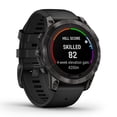 thumbnail image 3 of fenix 7 Pro Saph Solar, Crbn Gry DLC Ti w/Black Band Garmin fenix 7 Pro, 3 of 8