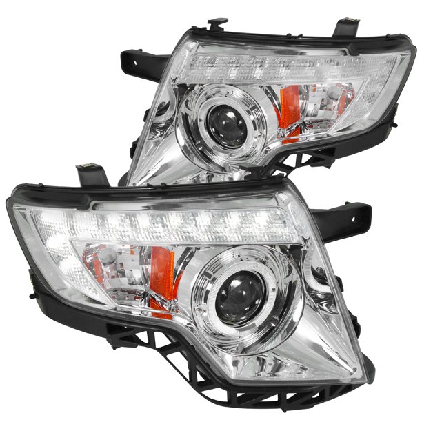 SpecD Tuning Projector Headlights W/ Halo Rim + Led for 20072010 Ford
