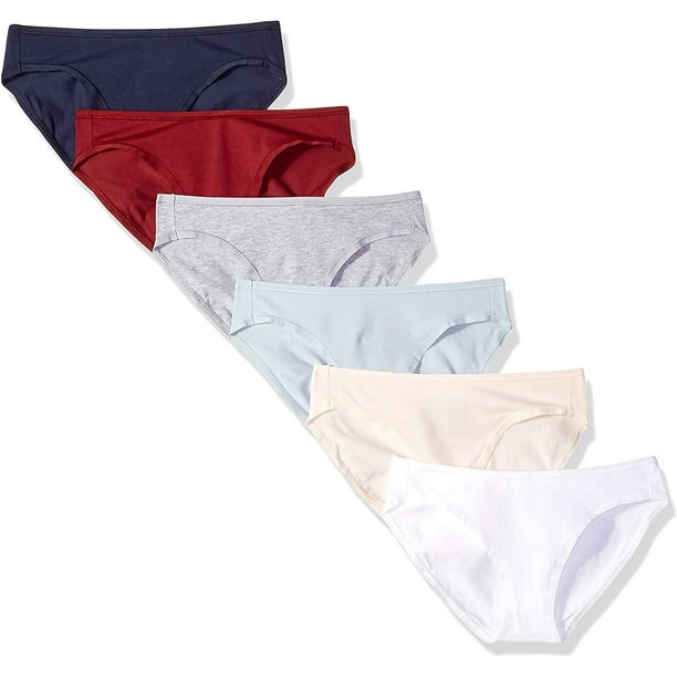 Women's Cotton Stretch Bikini Panty, 6-Pack