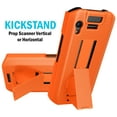 thumbnail image 5 of Case with Stand for Zebra TC21 TC26 Mobile Computer Scanner, Nakedcellphone Textured Slim Hard Shell Protector Cover with Kickstand - Bright Orange, 5 of 5