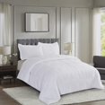 thumbnail image 4 of BednLinens 3 Piece Reversible White Down Alternative Comforter Set Twin, 4 of 6