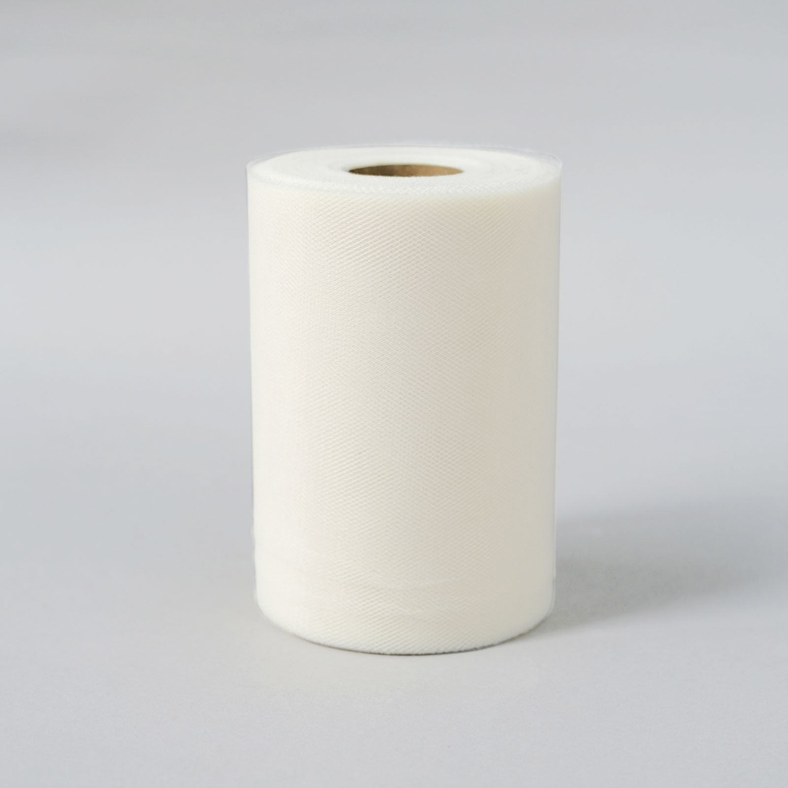 Efavormart 6"x100 Yards Ivory Tulle Fabric Bolt, Sheer Fabric Spool ...