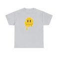 thumbnail image 2 of Dripping funny smiley emoji graphic t shirt Unisex Heavy Cotton Tee, 2 of 8