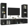 thumbnail image 6 of vidaXL 4x Wall-mounted TV Cabinets Chipboard Unit Stand Furniture Multi Colors, 6 of 11