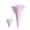 A, variant on Collapsible Silicone Funnel with Stand Foldable Liquid Transfer Tool for Oil Wine Kitchen Pouring Space Saving Reusable Funnel,1PC,C