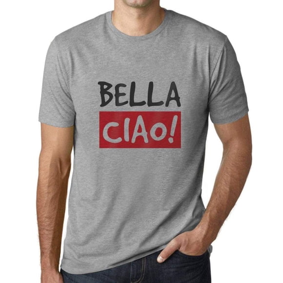 Men's Graphic T-Shirt Bella Ciao Eco-Friendly Limited Edition Short Sleeve Tee-Shirt Vintage Birthday Gift Novelty