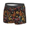 thumbnail image 5 of Goofa Sunflower Rooster Printed Men's Boxer Briefs Underwear, Moisture-Wicking Underwear, Trunk,Soft and Breathable Cotton Underwear-XX-Large, 5 of 9