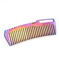 thumbnail image 4 of Pure Titanium Comb Rust Free Ultra Light Heaelthy Environment-friendly No Allergy No Rust Portable Comb Anti-static suit Camping, 4 of 5