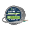 thumbnail image 3 of SYSTON CABLE TECHNOLOGY Cat 5e Ethernet Network Cable - 200 FT, 350MHz 24AWG Solid Bare Copper Wire Outdoor/Indoor, Bulk No Ends 10 Ft to 1000 Ft Available, Heat Resistant Riser Rated - CMR, 3 of 8