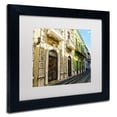 thumbnail image 4 of Trademark Fine Art "Old San Juan 8" Canvas Art by CATeyes, White Matte, Black Frame, 4 of 4