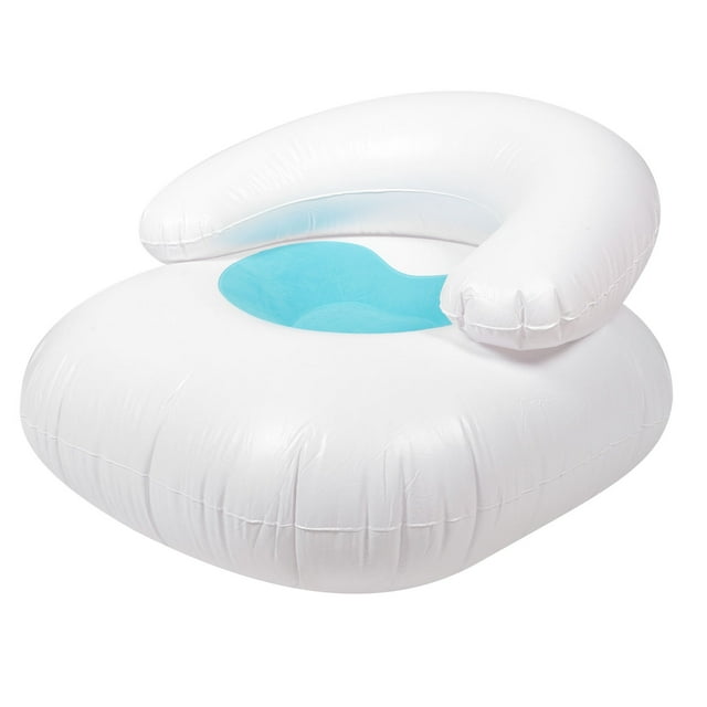 LOLIPPYY Furniture Design Inflatable Small Sofa in Blue with Comfortable Seating for Camping 1Pack 36x36in
