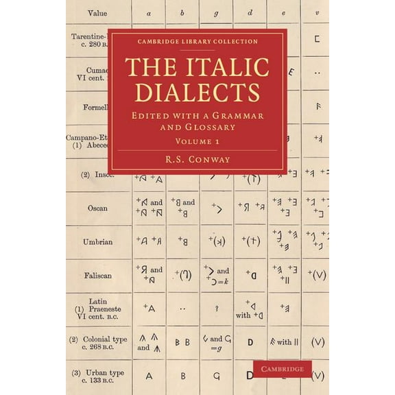 The Italic Dialects: Edited with a Grammar and Glossary, (Paperback)