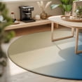 thumbnail image 3 of Round Area Rugs 3.3Ft, Blue Beige Ombre Non-Slip Washable Circle Rugs Carpet, Contemporary Art Abstract Aesthetics Indoor Outdoor Rug Floor Mats Throw Runner for Bedroom Living Room Bathroom, 3 of 8