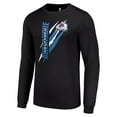 thumbnail image 2 of Men's Starter Black Colorado Avalanche Color Scratch Long-Sleeve T-Shirt, 2 of 3