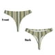 thumbnail image 3 of Balery Colourful stripes Tangas de Algodón para Mujer con Estampado – Ropa Interior Sexy, Transpirable, G-string-XX-Large, 3 of 6