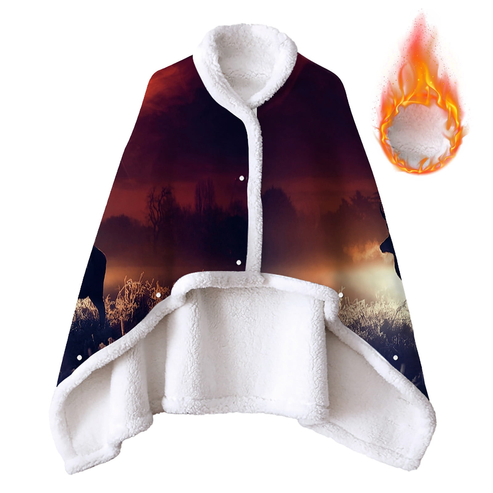 YWDJ 2022 Baby Blankets Thick Double Sided Blankets Christmas Elk Baby