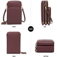 thumbnail image 2 of Small Crossbody Cell Phone Purse for Women, Mini Messenger Shoulder Handbag Wallet with Credit Card Slots, 2 of 6
