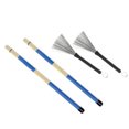 thumbnail image 4 of Drum Brush Kit, Rubber Handle Smooth Musical Complete Practical Drum Brush  for Cleaning, 4 of 8