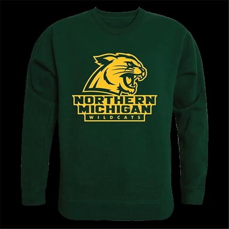 W Republic Products  College Crewneck, Northern Michigan, Forest - Extra Large