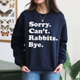 thumbnail image 4 of EcoLoom Rabbit Boys Or Girls Long Sleeve Unisex Midweight Crewneck Sweatshirt, 4 of 4