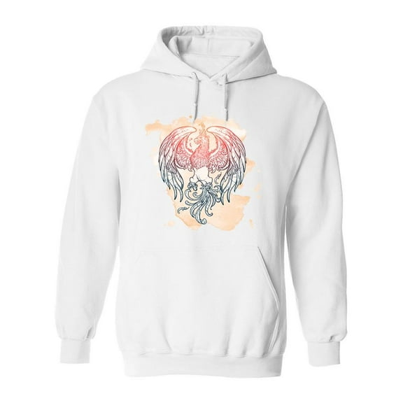 Phoenix Design Hoodie Men -Image by Shutterstock, Male 4X-Large