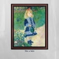 thumbnail image 7 of Girl with Watering Can by Pierre-Auguste Renoir Framed Home Decor Wall Art, Fantastic Girls Room Wall Decor, 11x14, 2406W, 7 of 7