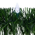 thumbnail image 5 of Northlight 18' x 3" Pre-Lit Pine Artificial Christmas Garland, Pure White LED Faceted Lights, 5 of 5